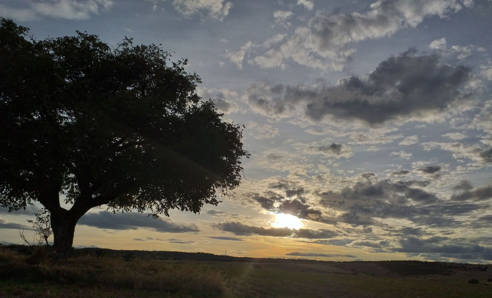 Entre las nubes.