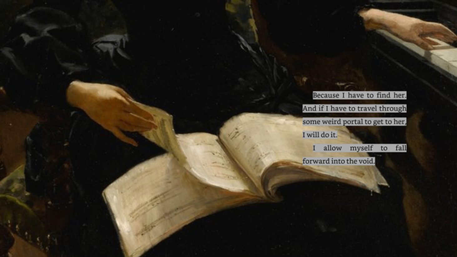 Perderse en el guion de un romance