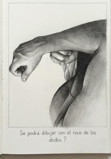 ¿ se podrá dibujar con el roce de la dedos?