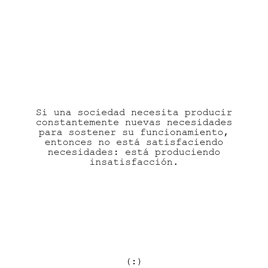 La trampa del crecimiento permanente.