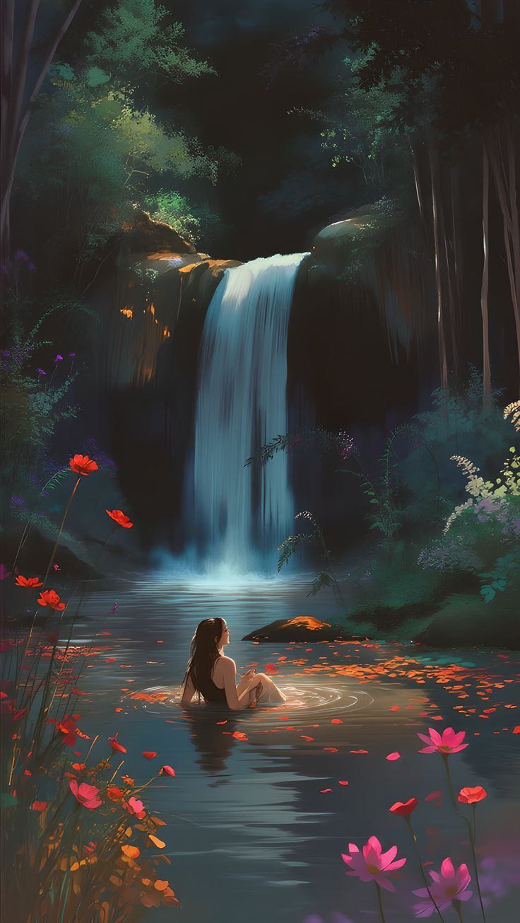 Every teardrop is a waterfall. 🌊