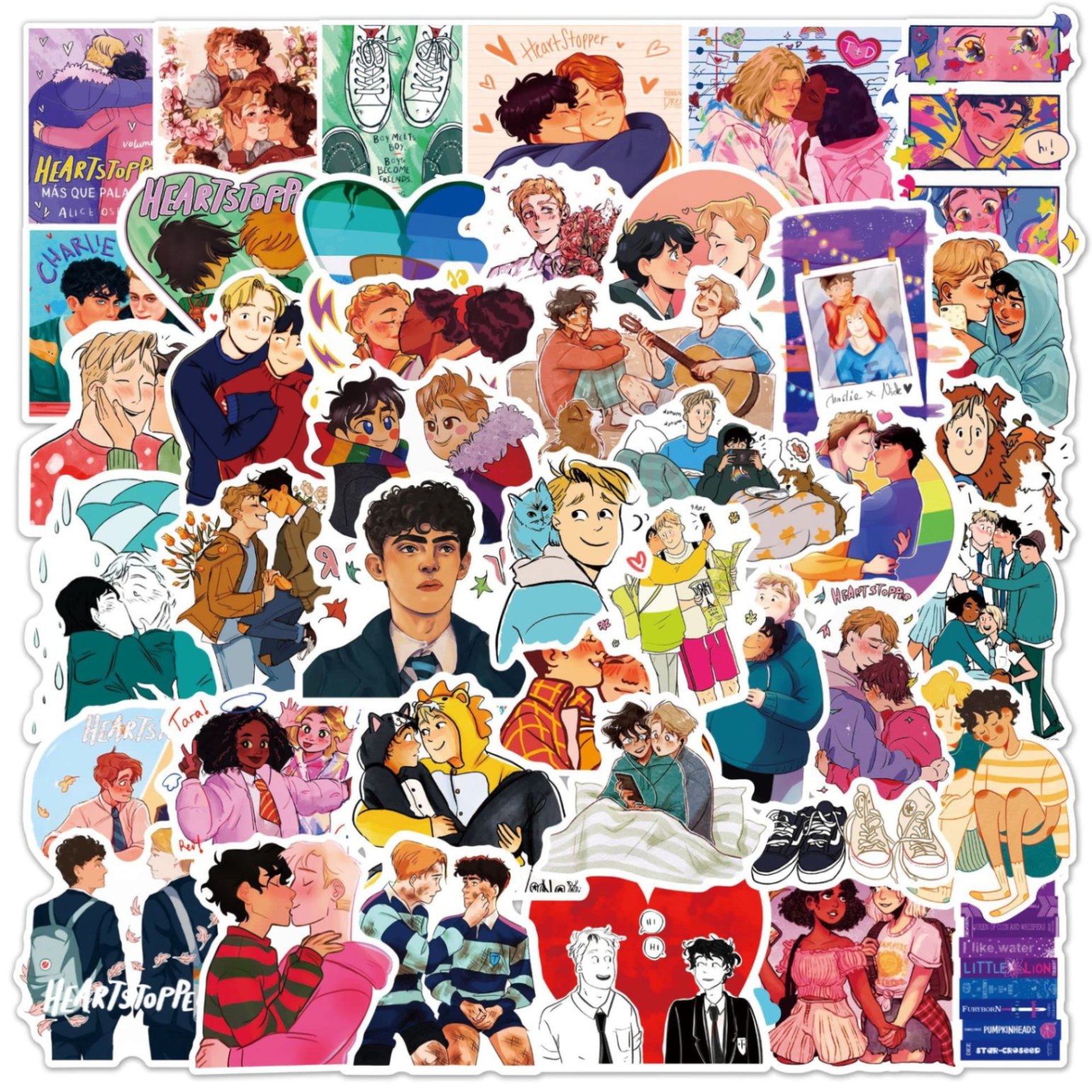 Heartstopper. ♥️🧡💛💚💙💜🤎🖤🤍
