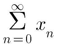 Cual sumatoria al infinito