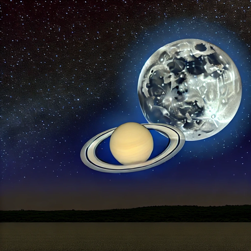 Las Espectaculares Alineaciones de la Luna y Saturno en los Últimos Meses del 2024