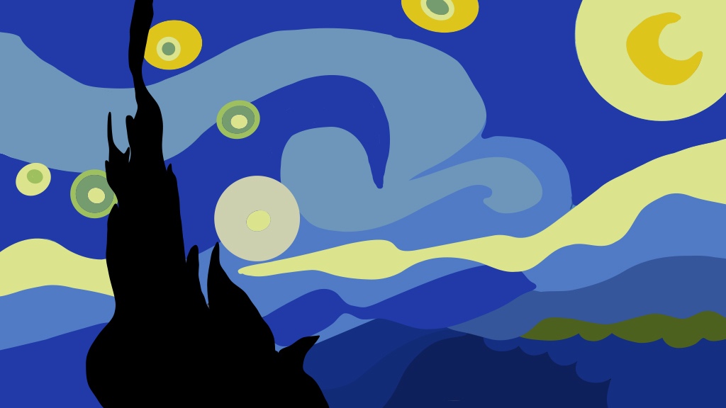Entre la luna y las estrellas 
