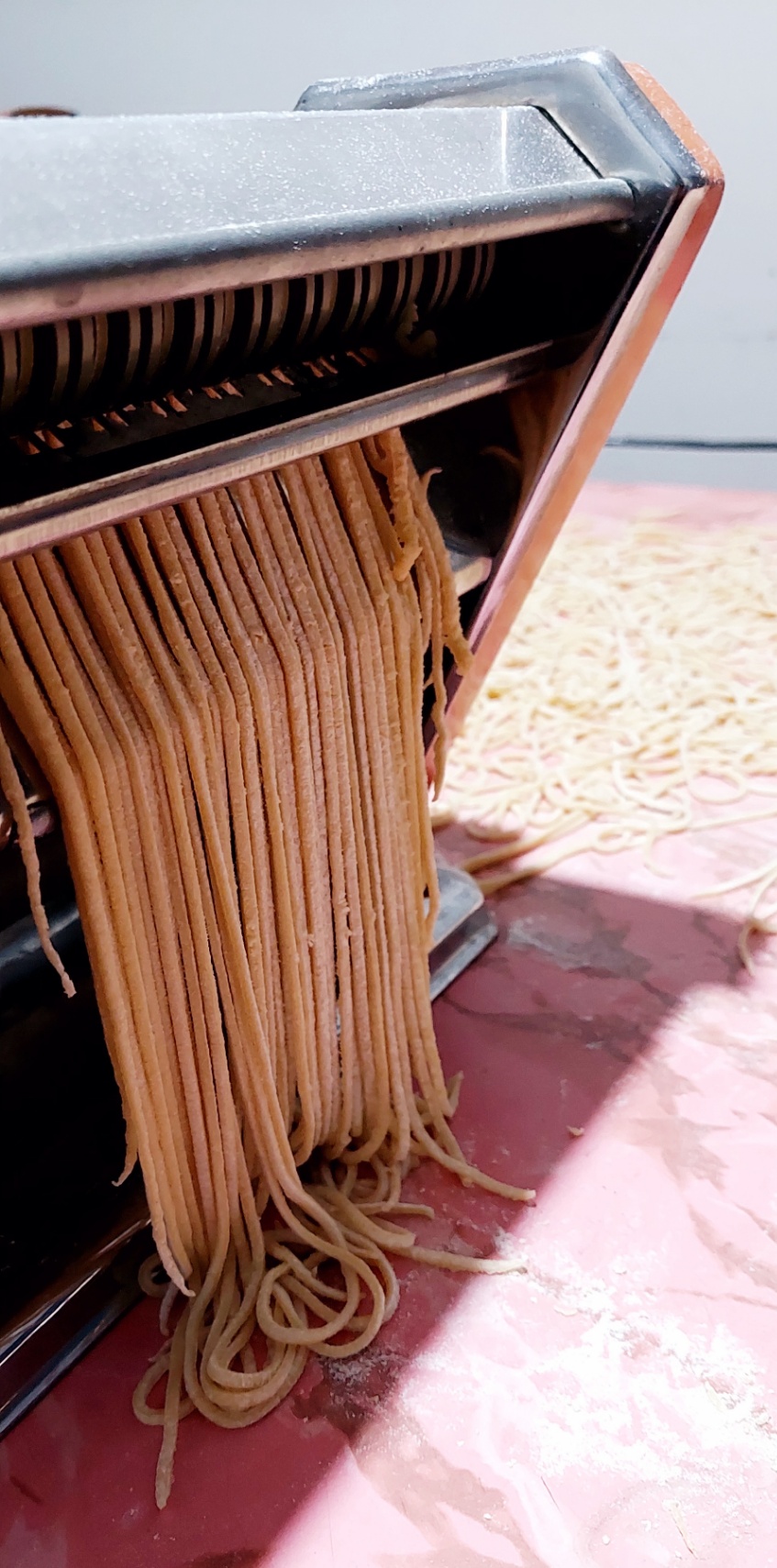 La máquina de hacer fideos