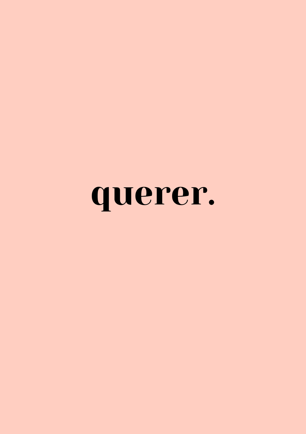 querer.