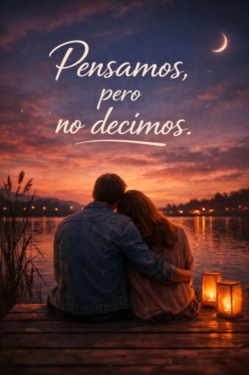 Pensamos pero no decimos. 