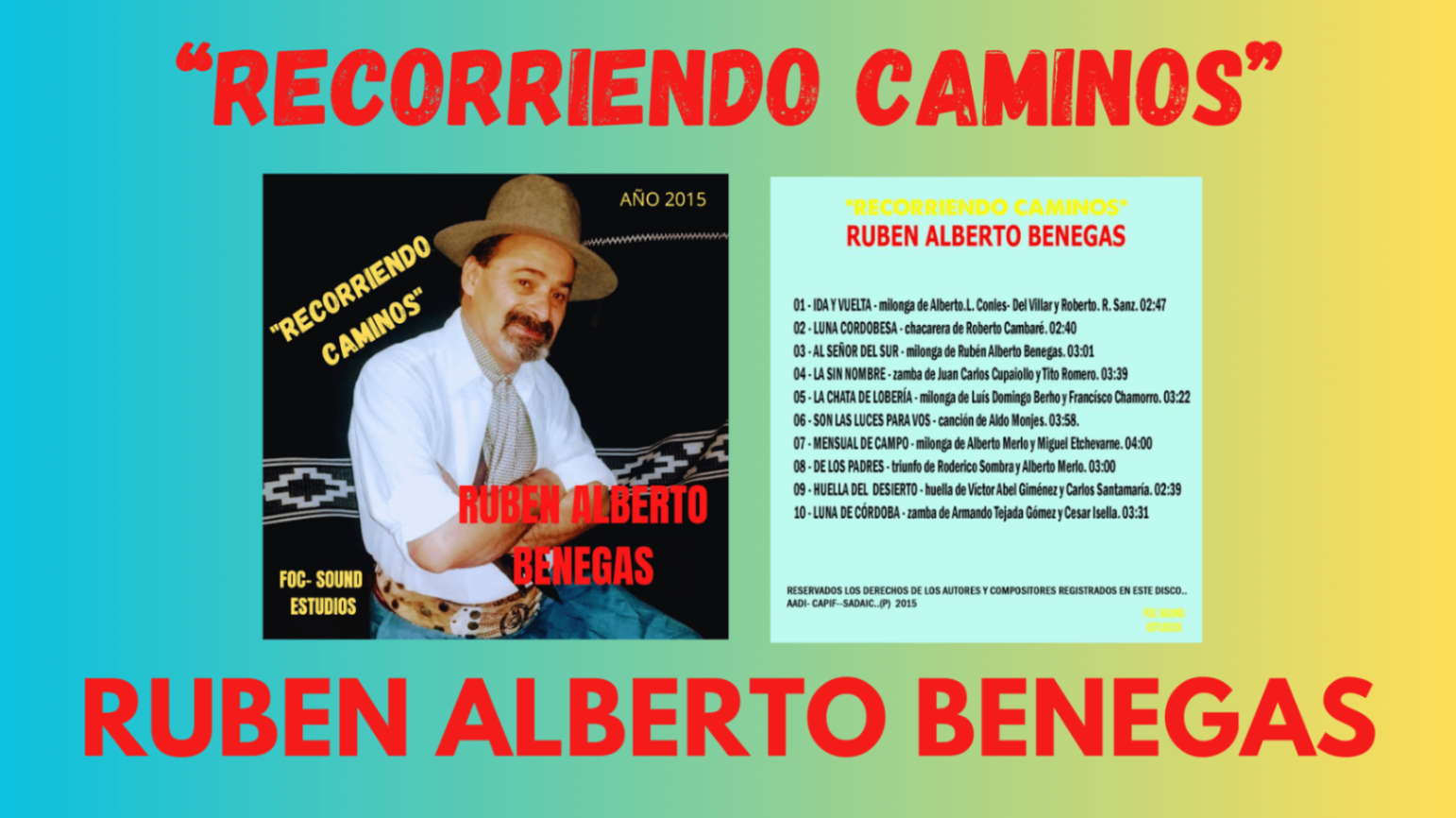 RUBEN ALBERTO BENEGAS cover img