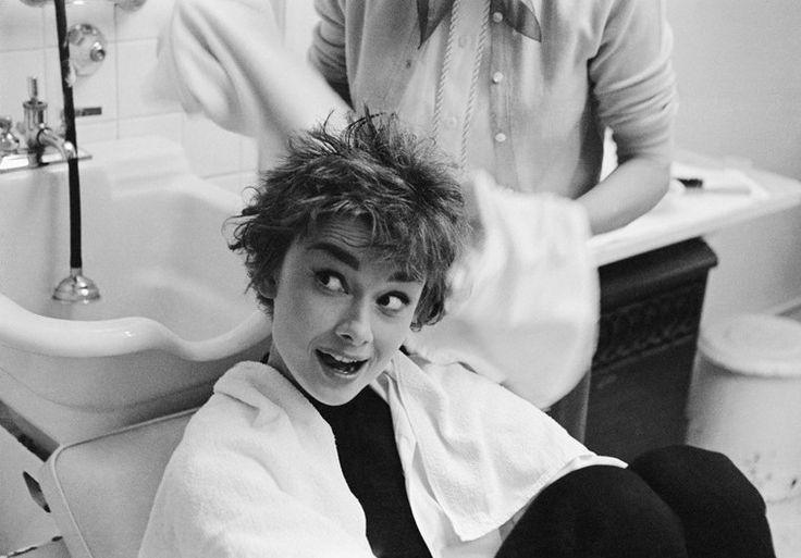 cuando Audrey Hepburn se mochó el pelo.