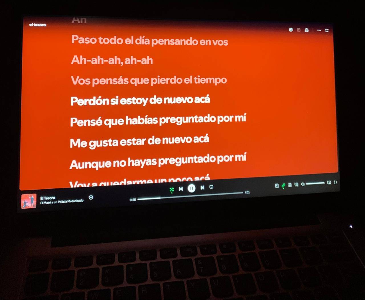 Perdón si estoy de nuevo acá