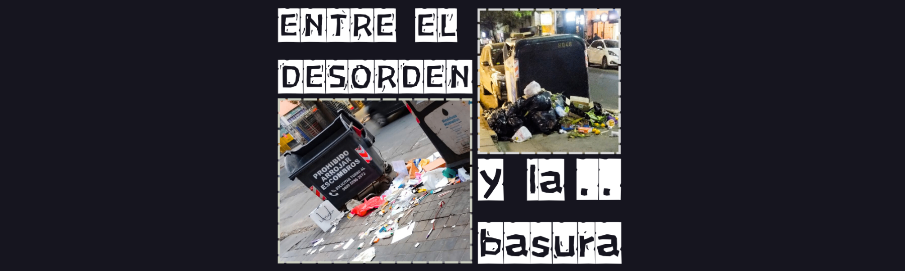 Córdoba capital, entre el desorden y la basura.