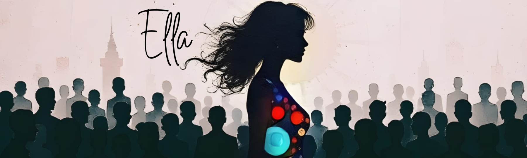 Es ella, entre la multitud