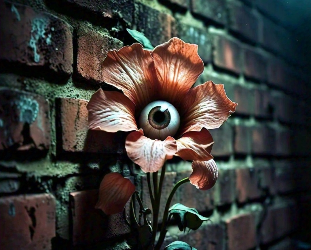 Paredón en flor