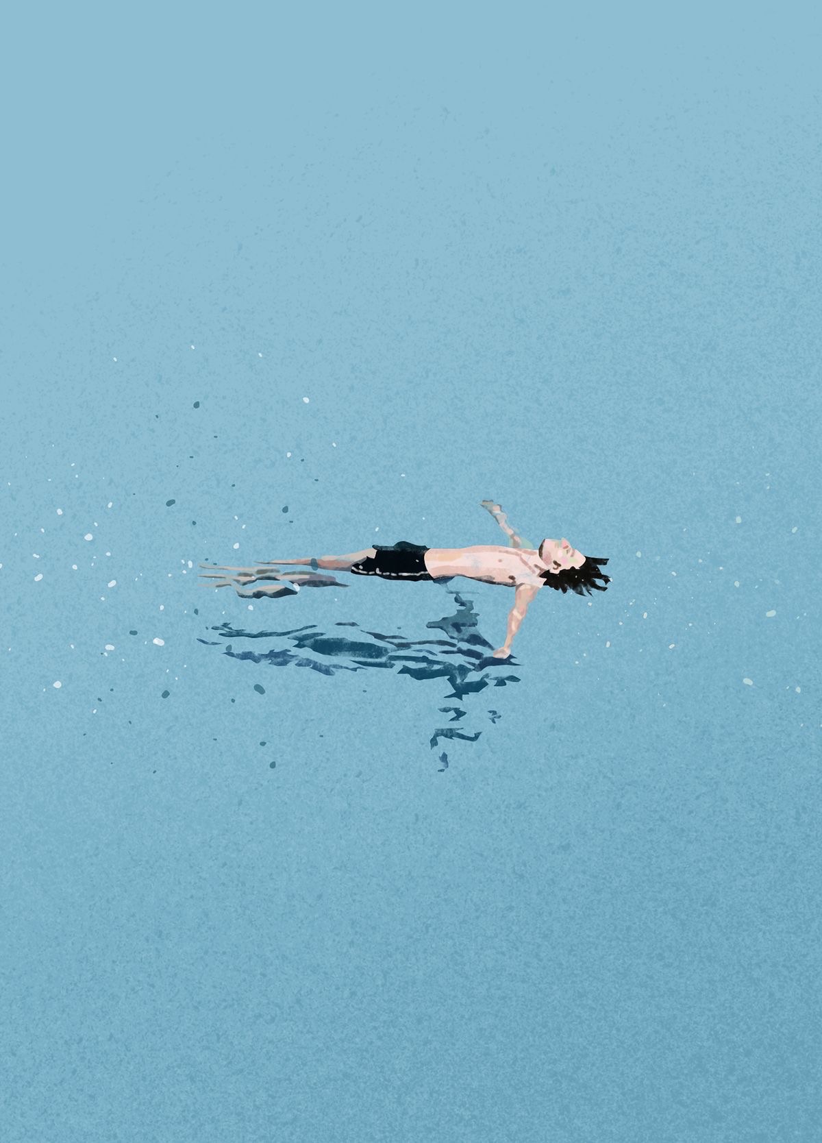Quiero vivir y entrar a la piscina