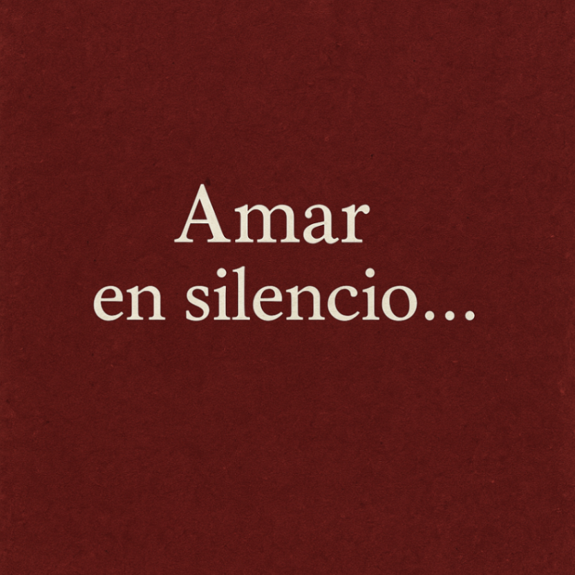 Amar en silencio.... 