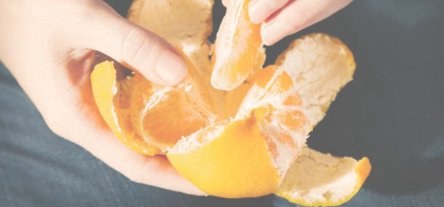 Cuando el aire huele a ti y a mandarina. 