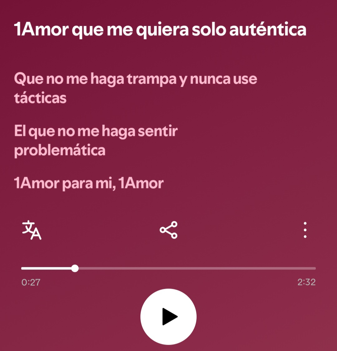 Un amor para mí.