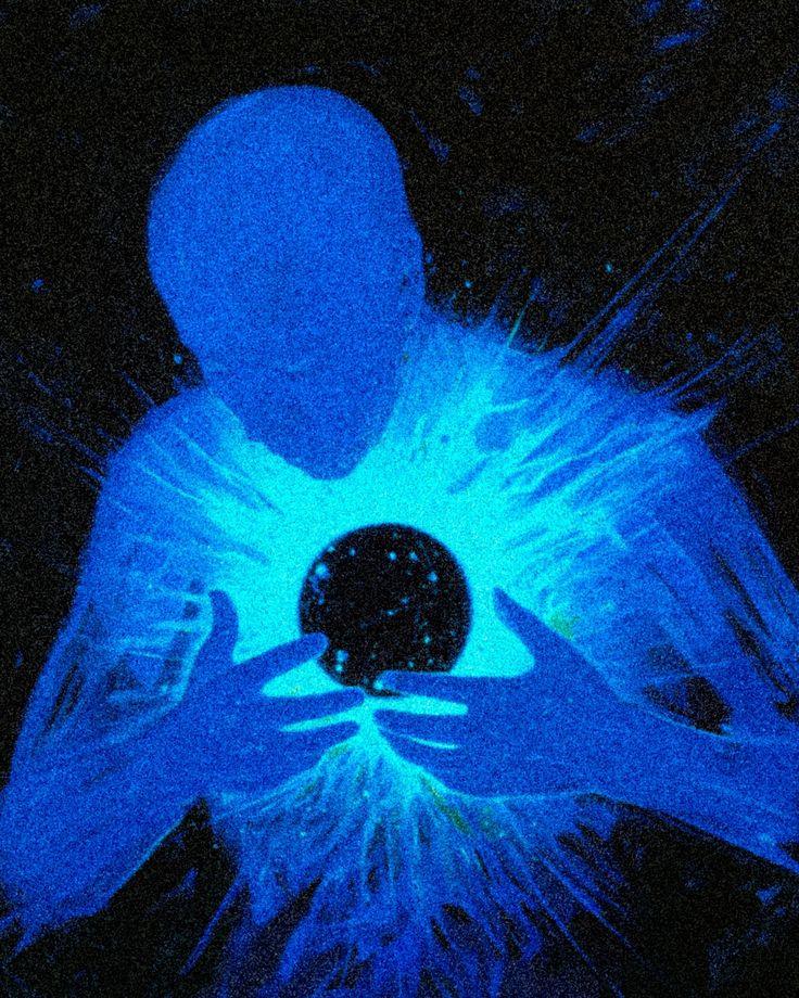 Caballero azul de carne y hueso.