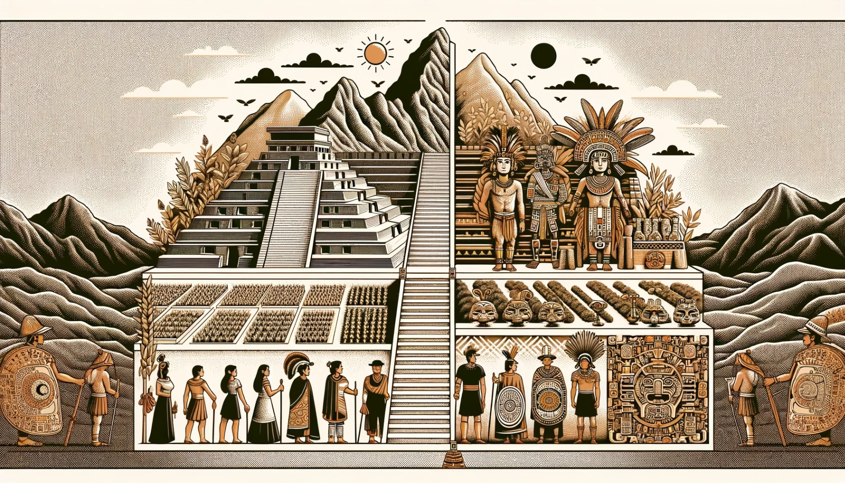 Comparación entre el Imperio Inca y el Azteca