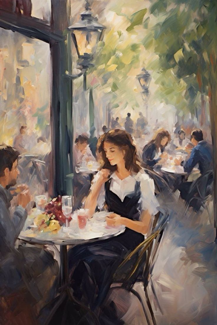 "en aquella cafetería"