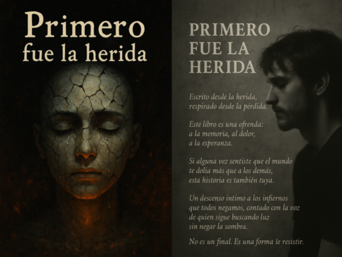 "Primero fue la herida"  Diario de un alma en loop existencial