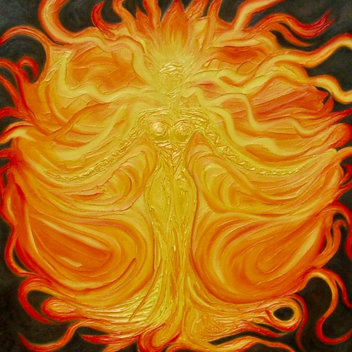 una mujer es un volcán