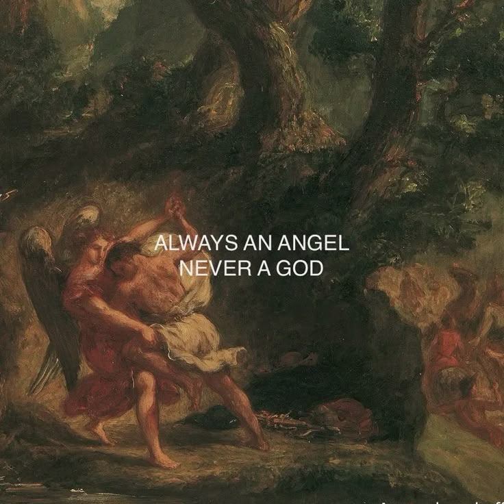 yo soy un ángel, y vos mi Dios.