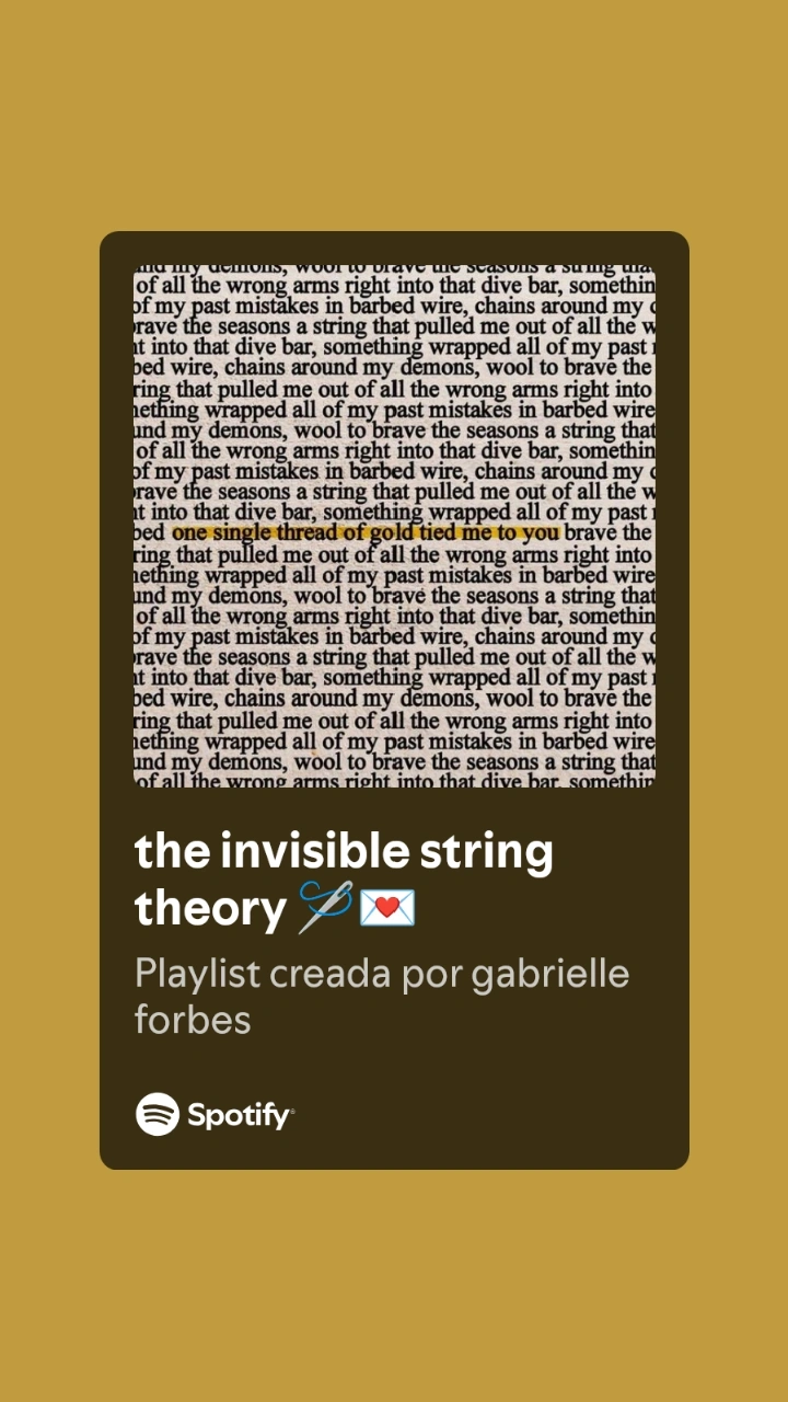 invisible string 