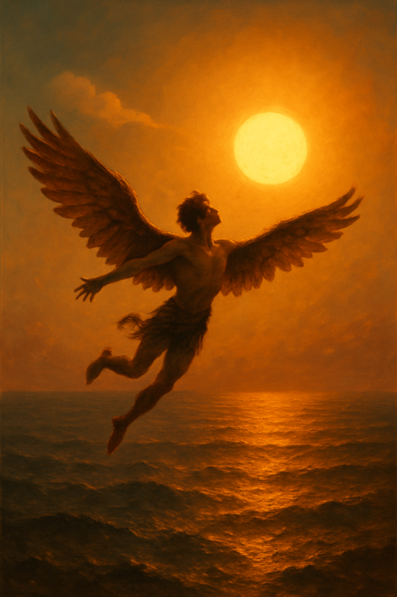 Ícaro y el sol 
