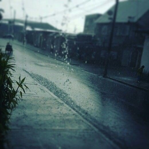 Lluvia y pensamientos que nunca se irán 