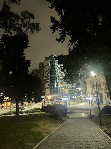 ciudad en llamas