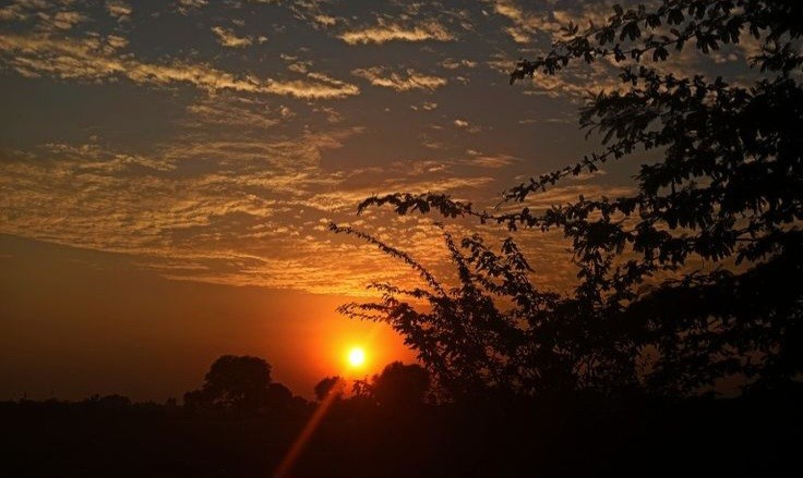 La calidez de un atardecer 