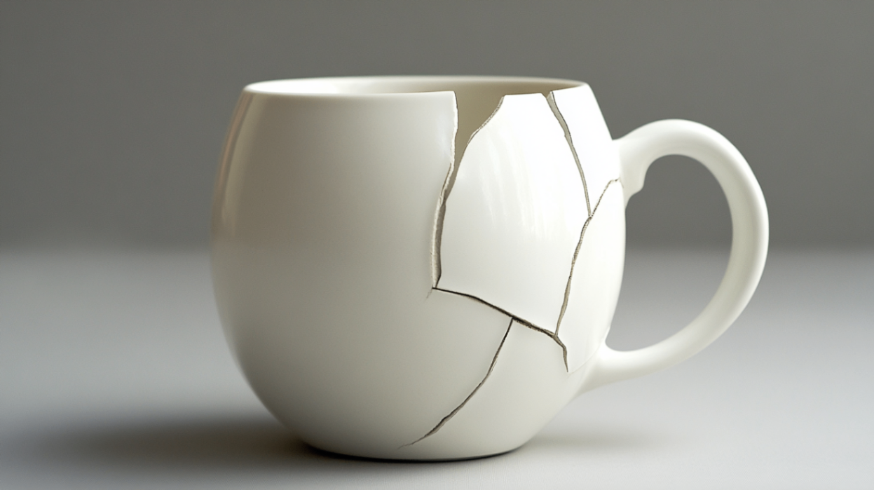Taza rota