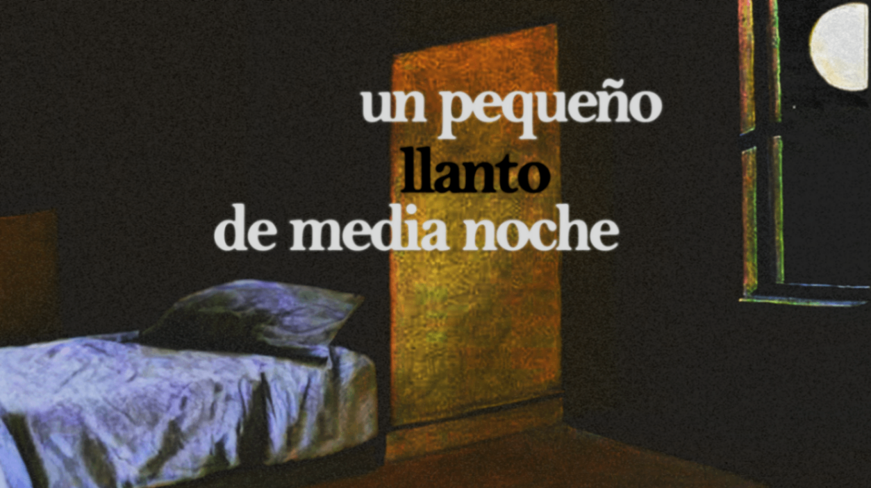 un pequeño llanto de media noche