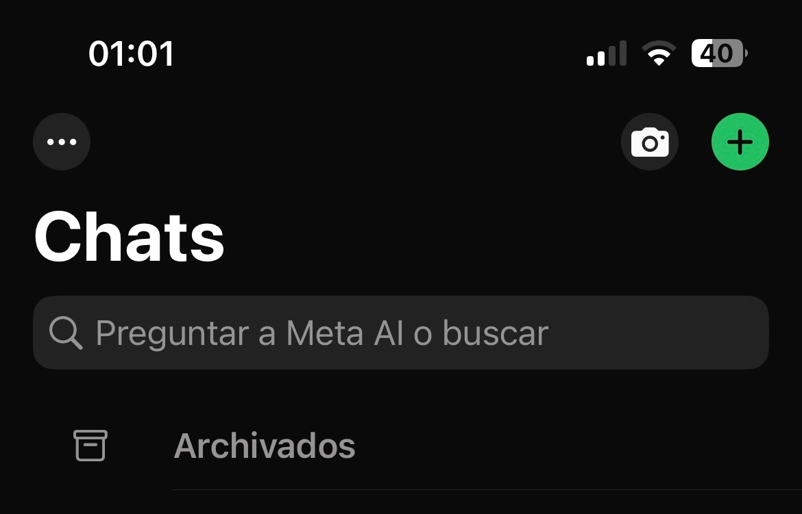 Archivé tus mensajes
