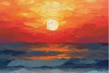 Atardecer peculiar
