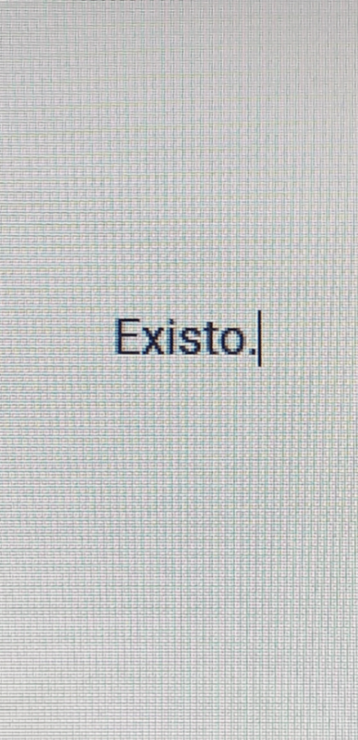 Palabras, prueba de mi existencia