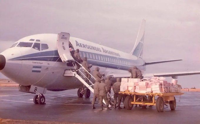 aerolineas argentinas y su rol fundamental en la guerra de malvinas